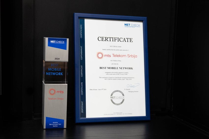 NET CHECK priznanje za 2024 godinu