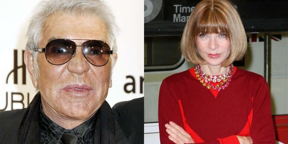 Roberto Cavalli Anna Wintour