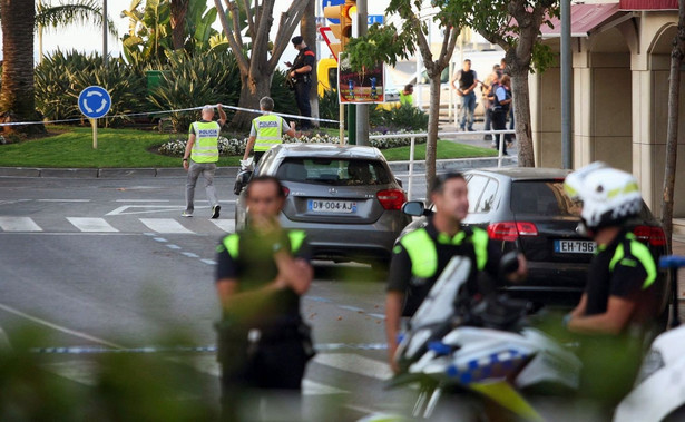 Policjanci w Cambrils