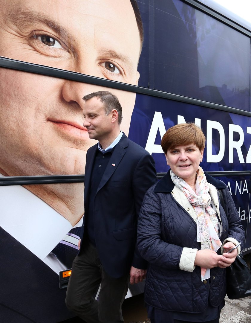 Beata Szydło i Andrzej Duda 