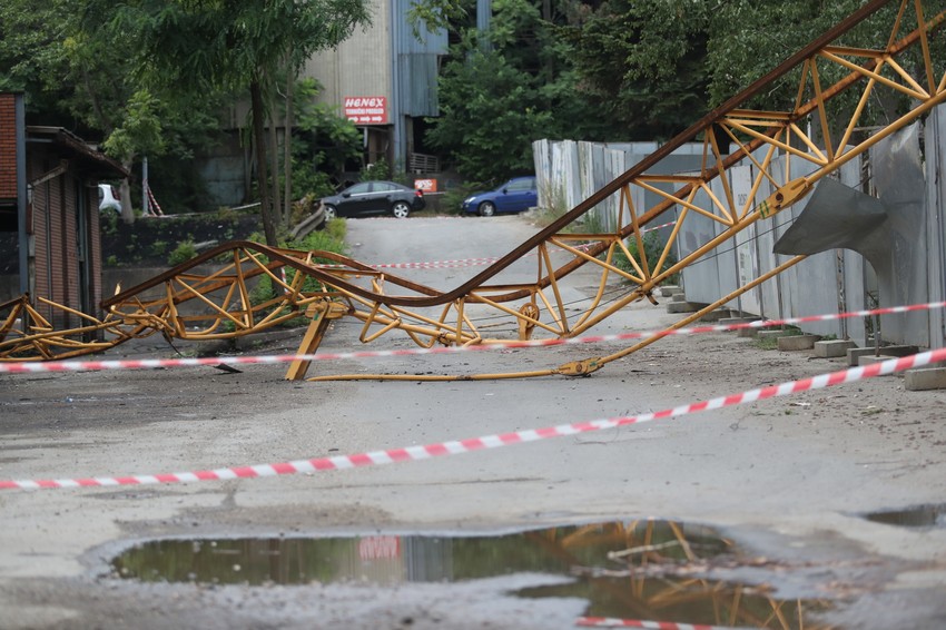 Pao kran na Novom Beogradu