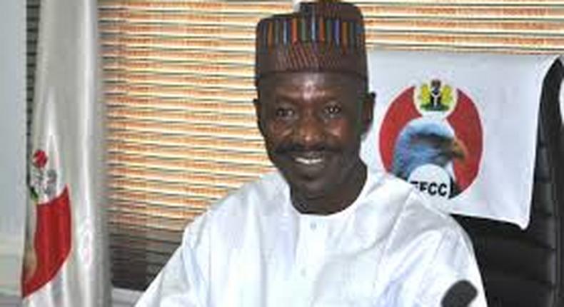 Acting Chiarman of EFCC, Ibrahim Magu