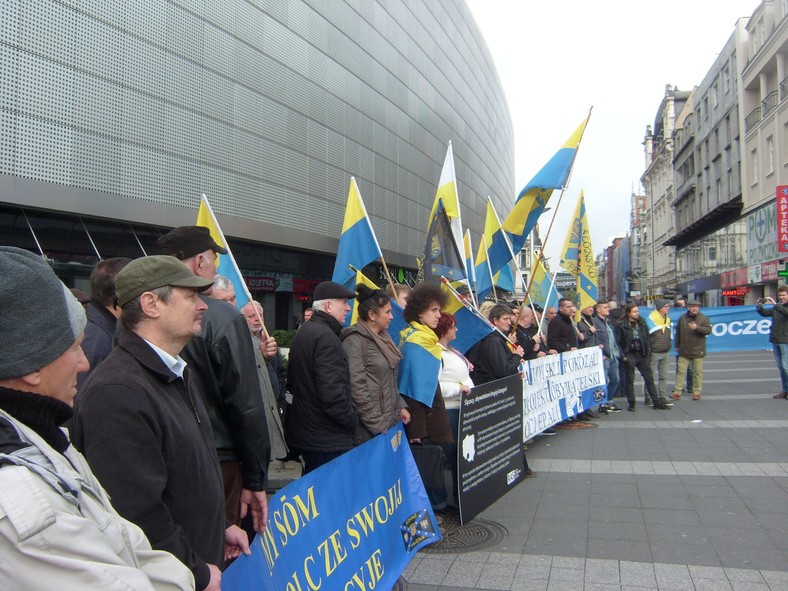 "Niemy protest" w Katowicach