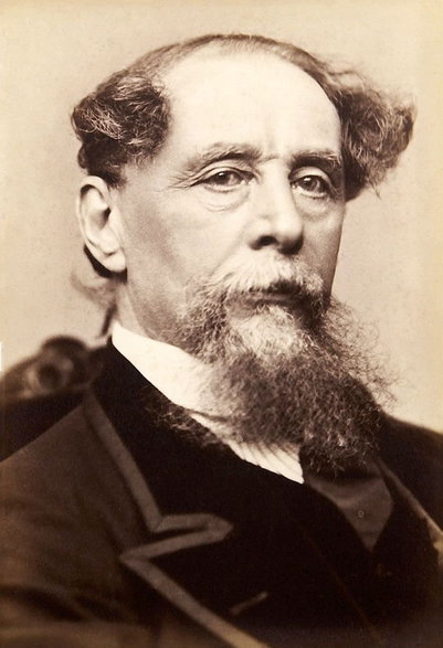 Charles Dickens między 1867 a 1868 rokiem (domena publiczna)