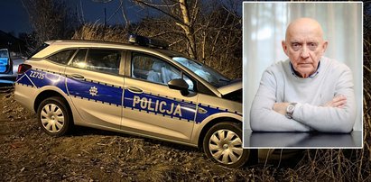 Ekspert o karach dla sprośnych policjantów, którzy po szaleńczym rajdzie z nastolatkami rozbili się na drzewie. "Starszy policjant zapłaci za to bardzo grubo"