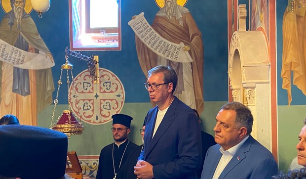 Vucic u manastiru Rmanj