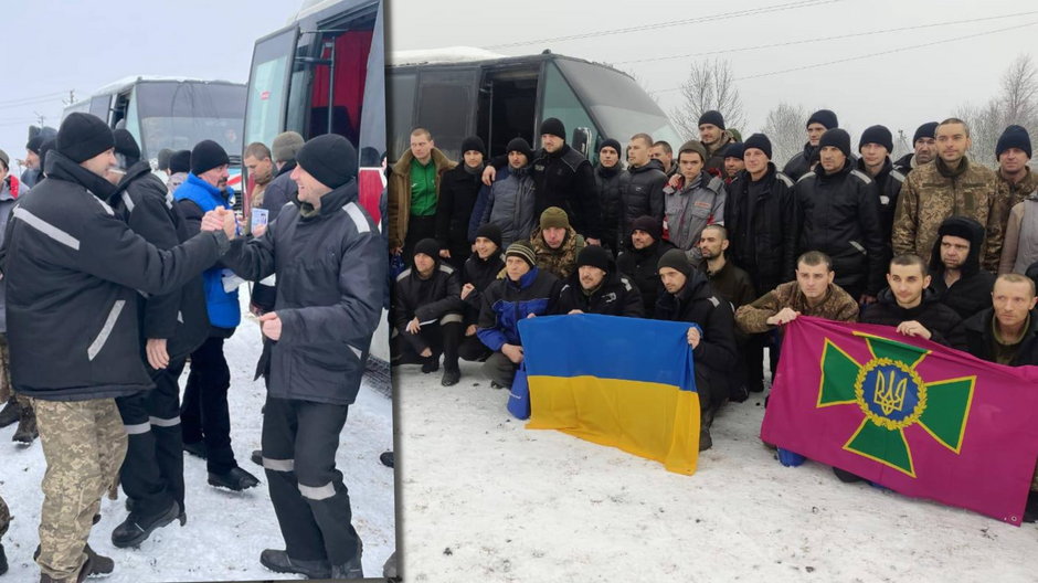 116 osób powróciło do Ukrainy w ramach dużej wymiany jeńców ze stroną rosyjską