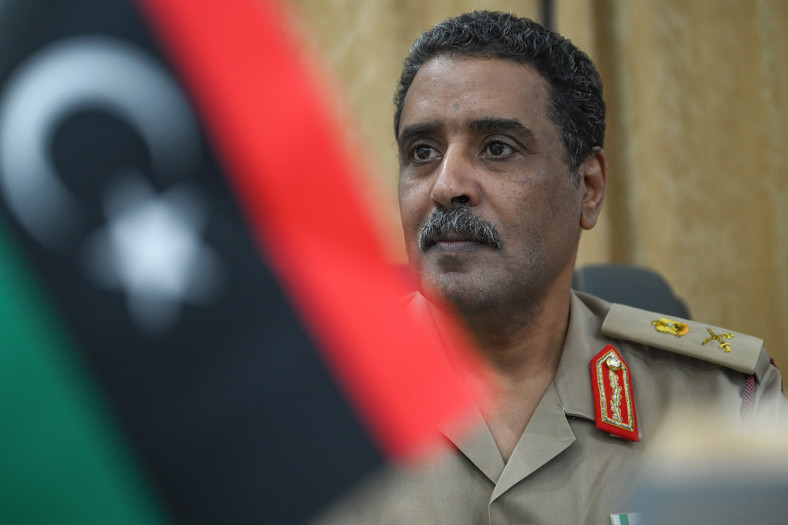 Generał Ahmad al-Mesmari, rzecznik przywódcy wojskowego Libii Khalify Haftara, 22 września 2023 r.