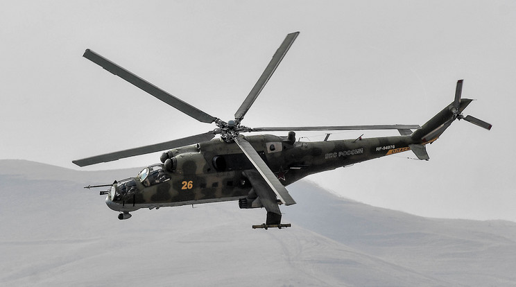 Egy ilyen Mi-24-es helikopter zuhant le /Fotó: AFP