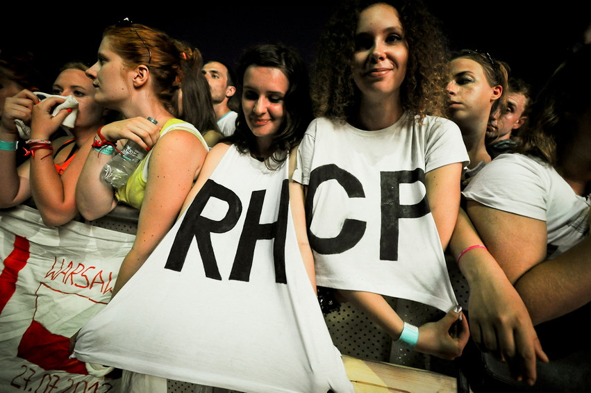 Red Hot Chili Peppers na Impact Festival 2012 (fot. Artur Rawicz/Onet)