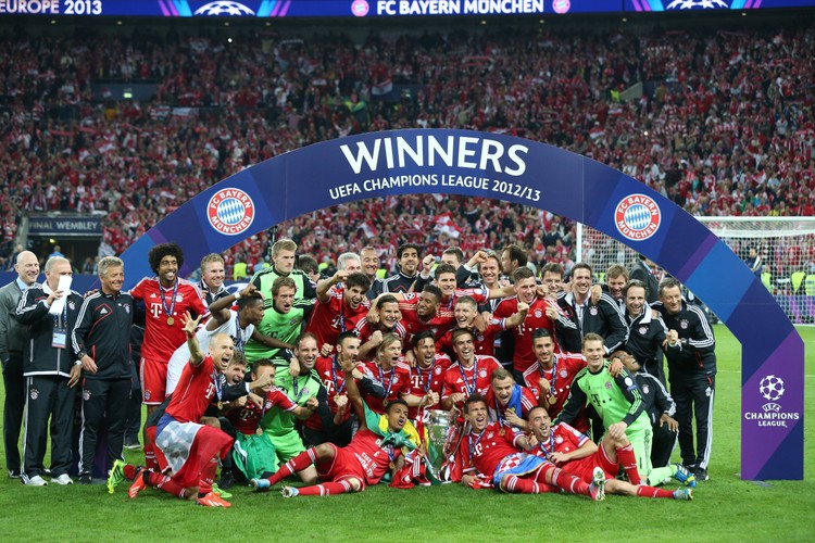 Tak Bayern Monachium cieszył się z wygrania Ligi Mistrzów