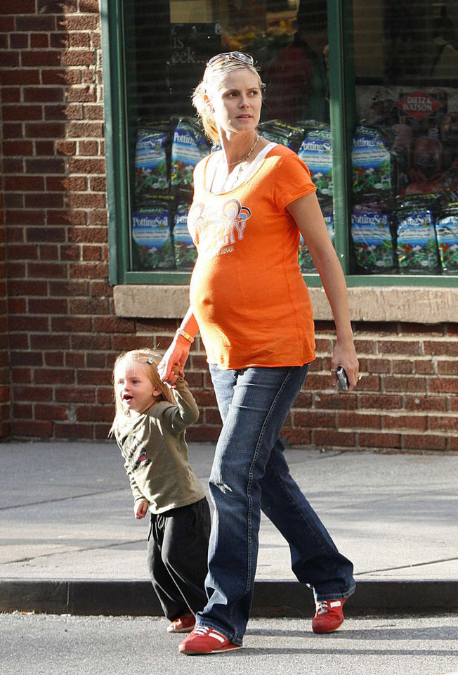 Heidi Klum z córką Leni w 2006 r. 
