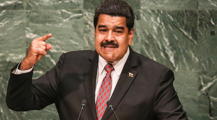 Maduro visszautasítja a vádakat, szerinte az USA és Kolumbia összeesküdött ellene /Fotó: Getty Images