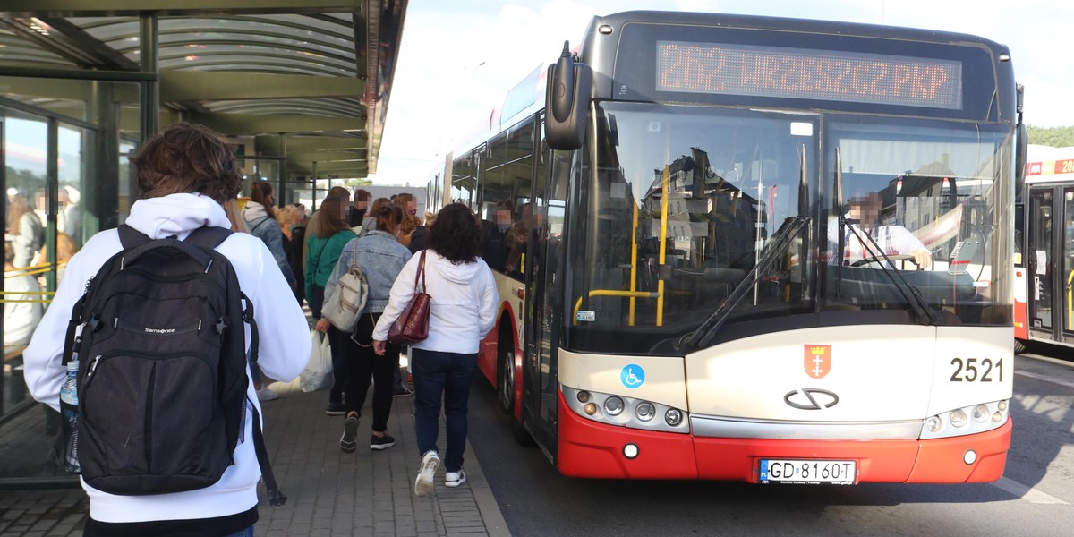 Autobusy w Gdańsku są zatłoczone