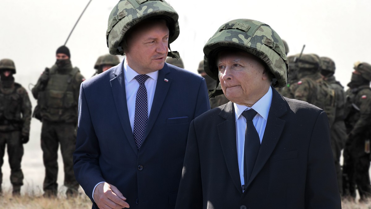 Jarosław Kaczyński i Mariusz Błaszczak