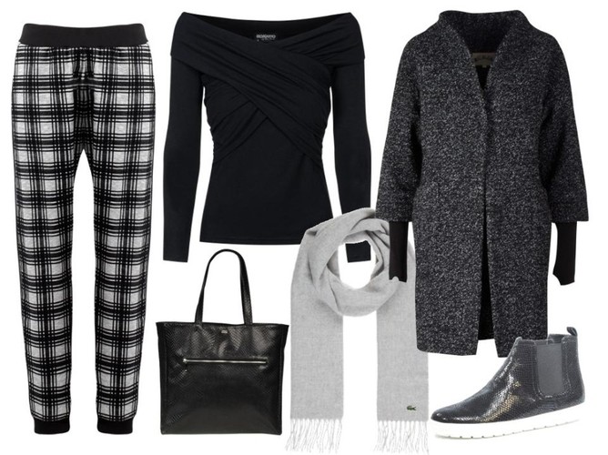 STYLIZACJE z ubraniami w kratę