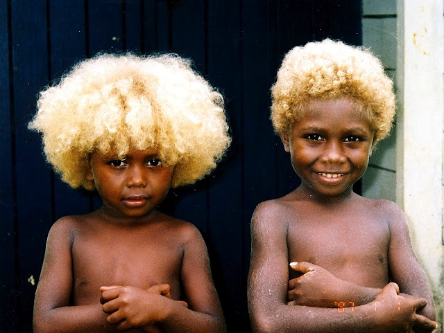 Melanesian people of Solomon Islands