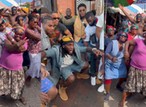 Burna Boy shows love to Ghanaian market women dancing to his song [VIDEO]