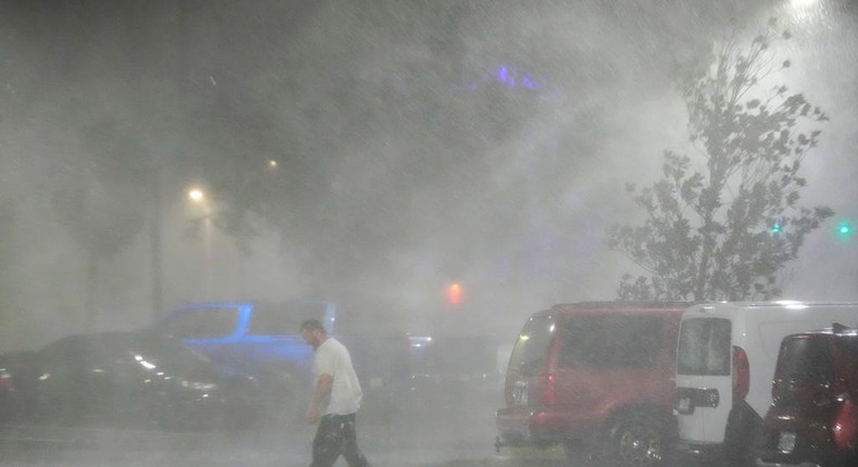 Hurricane Milton in Tampa, Florida.AP Photo/Julio Cortez