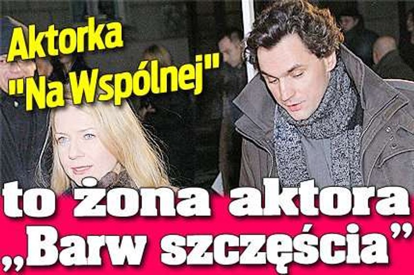 Aktorka "Na Wspólnej" to żona aktora "Barw szczęscia"