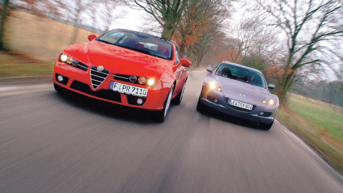 Alfa Romeo Brera kontra Mazda RX-8