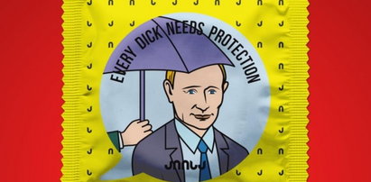 Prezerwatywa z wizerunkiem Putina. To mu się nie spodoba!