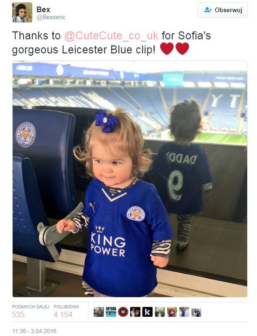 Córka snajpera Leicester City została obrażona w mediach społecznościowych