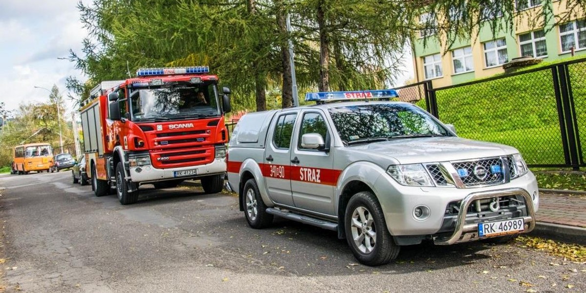 Omdlenia w szkole w Odrzykoniu. Na pomoc ściągnięto strażaków