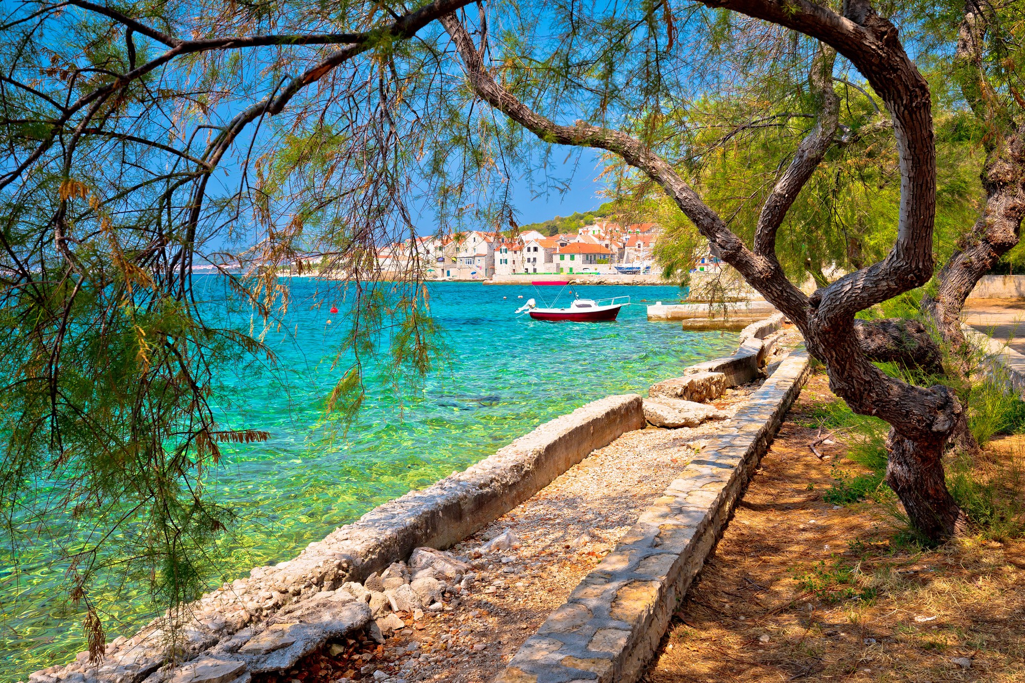 Chorvátske mesto Vodice.