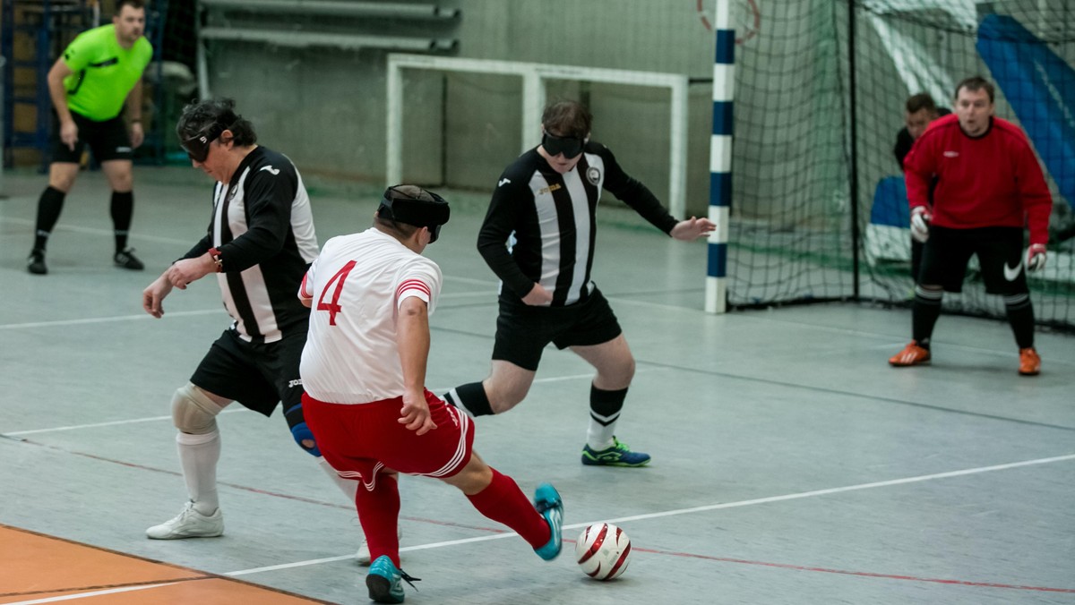 Blind football. 