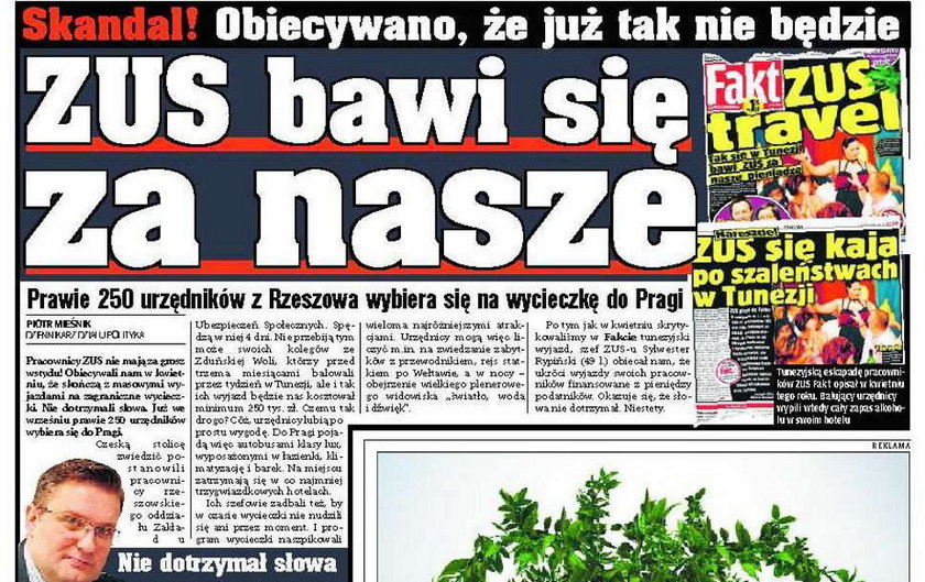 ZUS jedzie na urlop za nasze