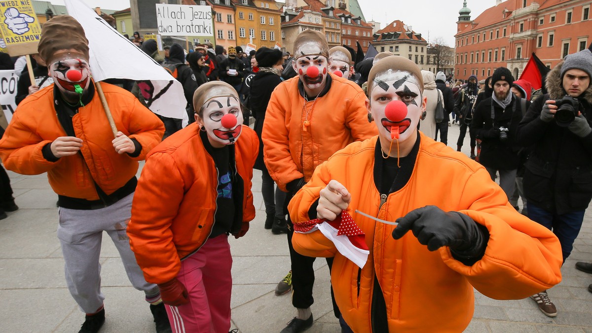  Marsz "Powiedz nie rasizmowi" na placu Zamkowym w Warszawie