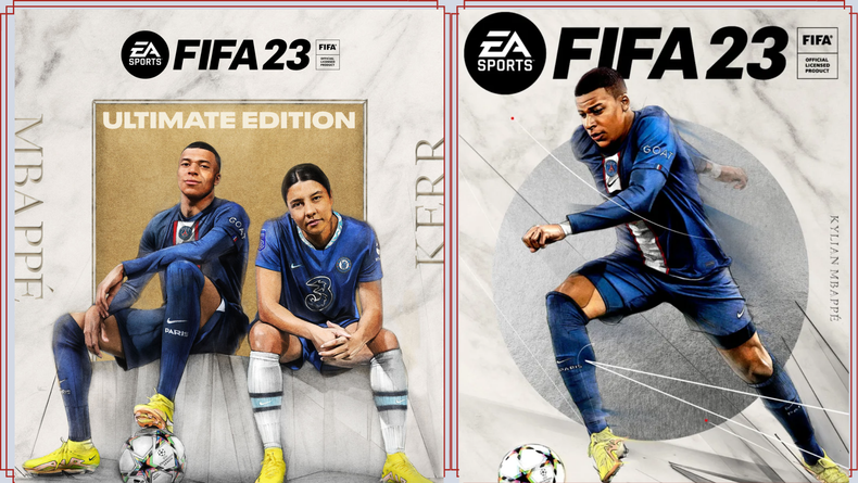 Sam Kerr and Kylian Mbappe are FIFA 23 cover stars