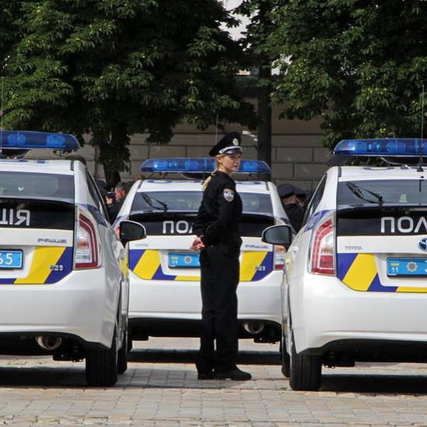 Policja wyszła na ulice Kijowa