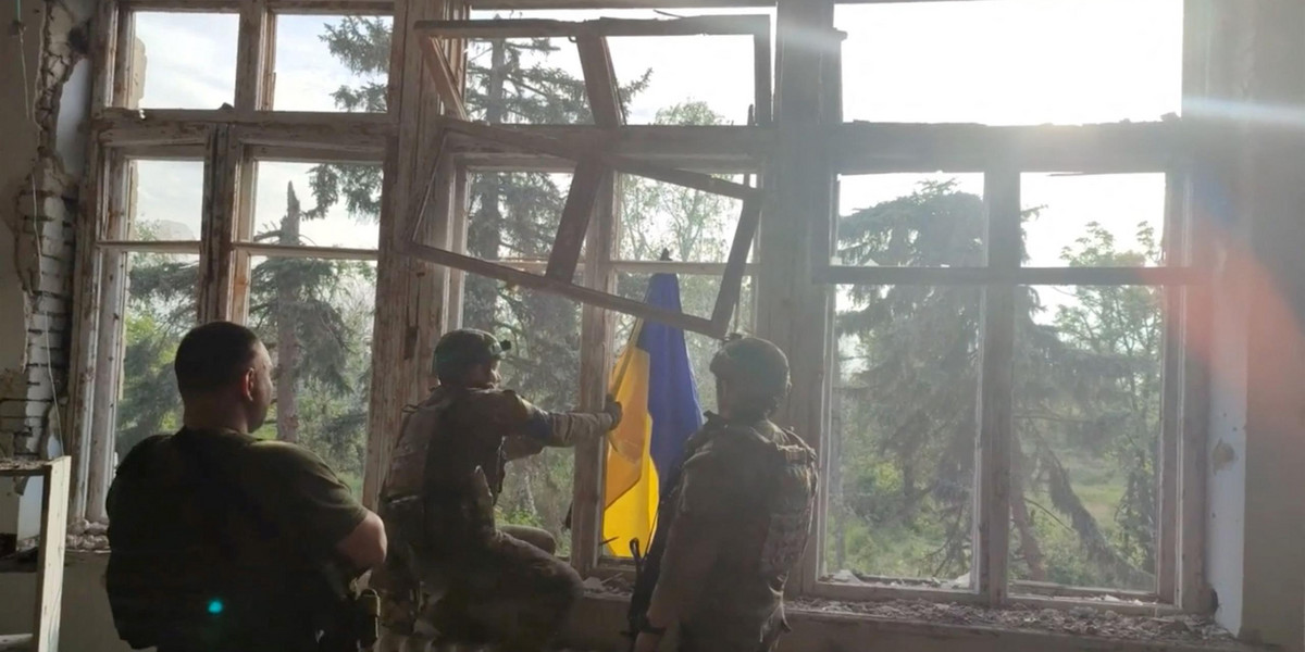 Trwa ukraińska ofensywa na terenach okupowanych przez Rosjan. 