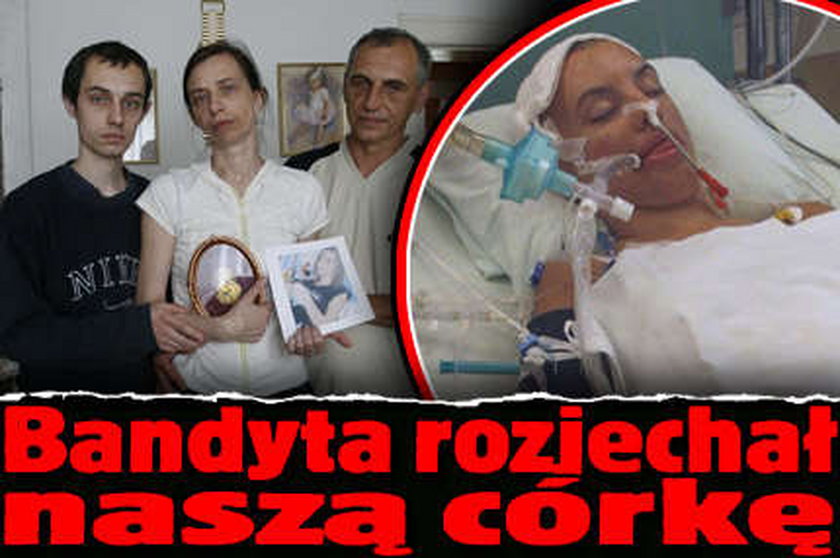 Bandyta rozjechał nam córkę