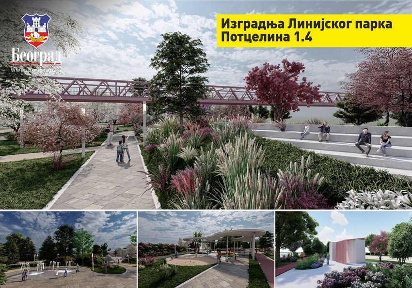 Izgradnja Linijskog parka, potcelina 1.4