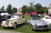 Mercedes-Benz 220 cabrio A (z lewej)  i 190 SL (z prawej)