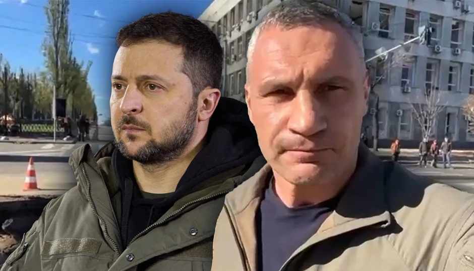 Volodimir Zelenski i Vitalij Kličko