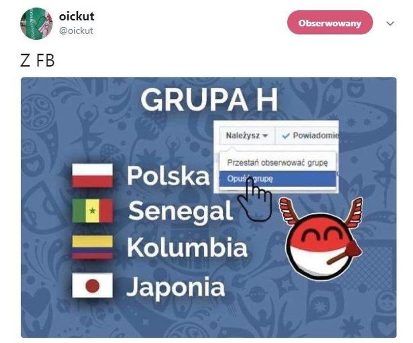 Memy po meczu Polska- Kolumbia