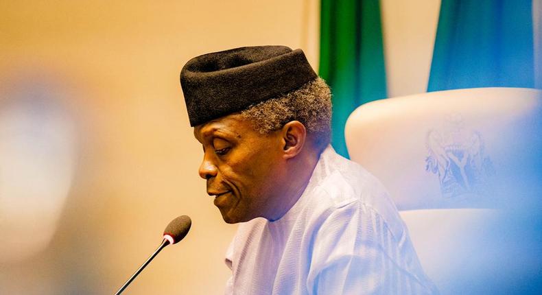 Vice President Yemi Osinbajo  [Twitter/@profOsinbajo]