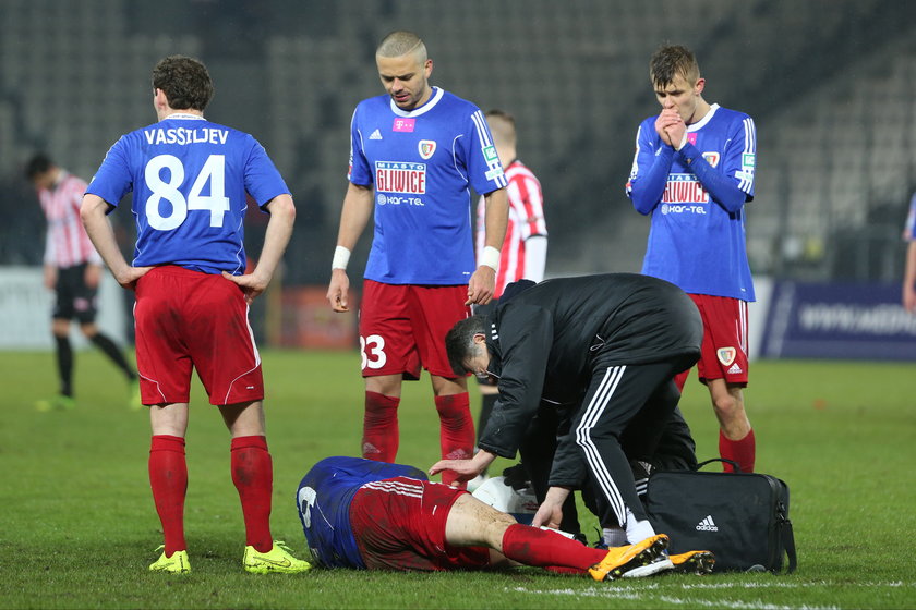 Koszmarny tydzień Piotra Brożka, piłkarza Piasta Gliwice