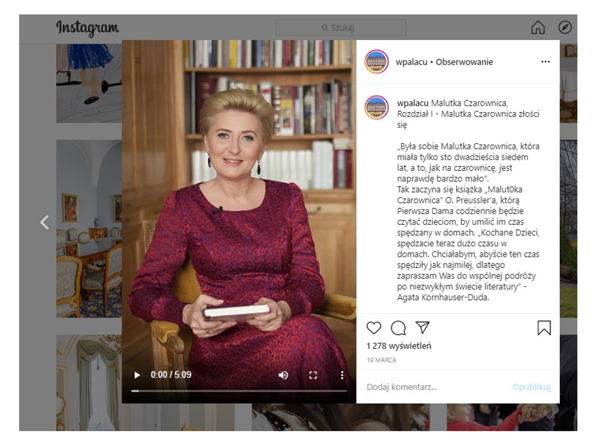 Do influencerów jej daleko. Instagramowa aktywność Agaty Dudy nie chwyciła