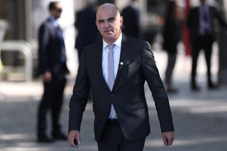 Alain Berset na szczycie Europejskiej Wspólnoty Politycznej w Grenadzie. 5 października 2023 r.