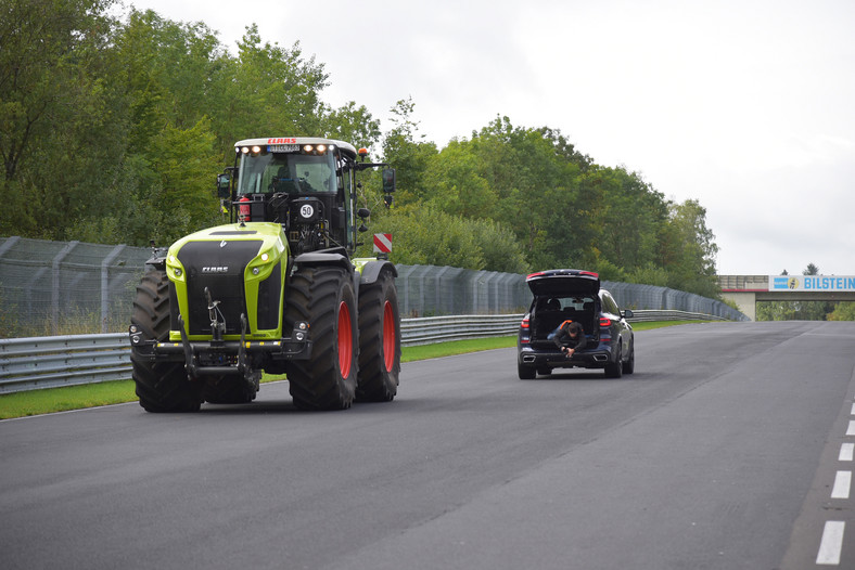 Claas Xerion na Nordschleife