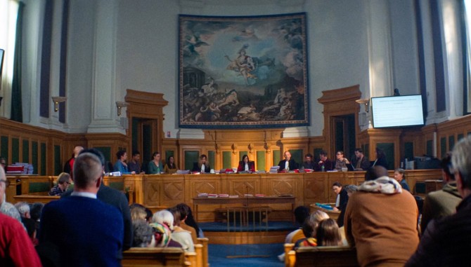 Scena suđenja iz filma "Anatomija pada"