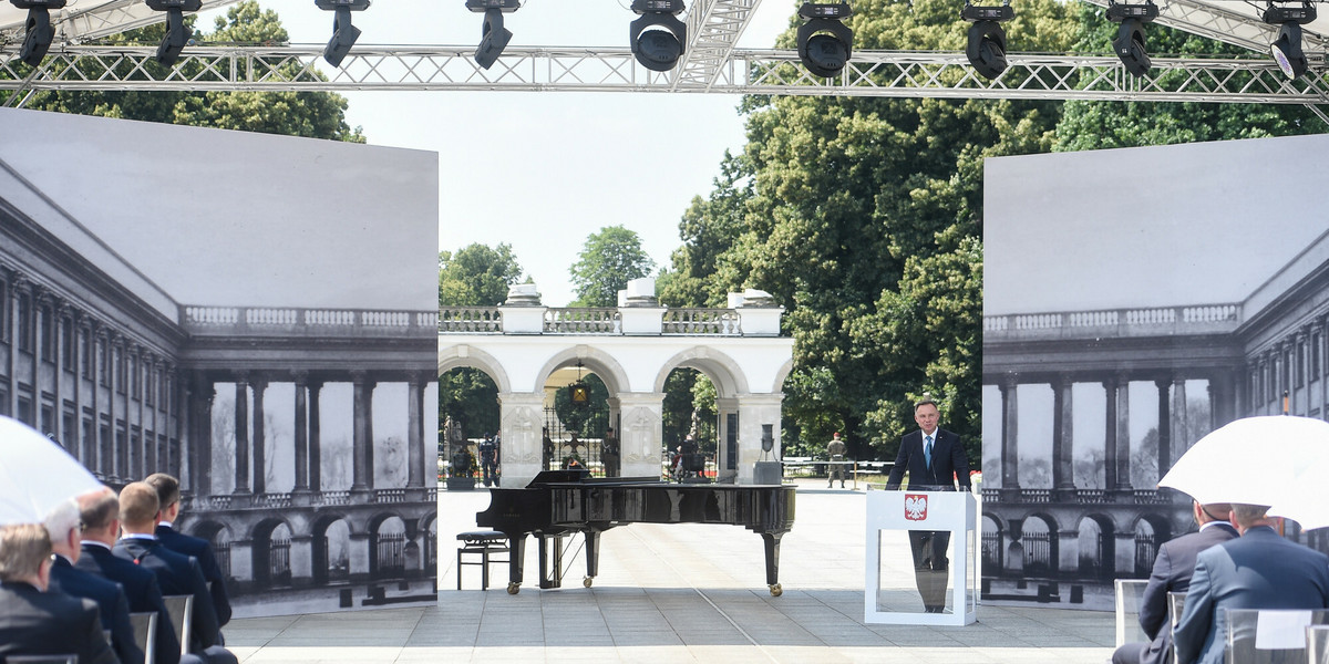 Projekt ws. odbudowy Pałacu Saskiego został skierowany do Sejmu przez prezydenta RP. 