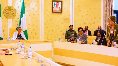 Nigeria's First Lady, Sen. Oluremi Tinubu. [Twitter:@DavidsOffor]