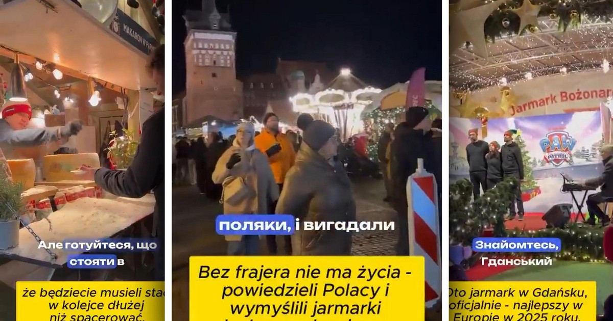 Ukrainiec ocenia jarmark w Gdańsku. Takiej recenzji nikt się nie spodziewał