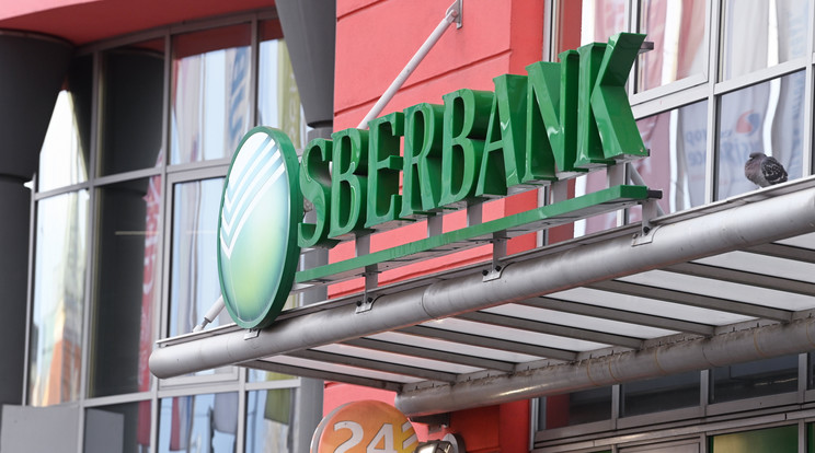 A Sberbank Magyarország Váci úti bankfiókja / Fotó: MTI/Bruzák Noémi
